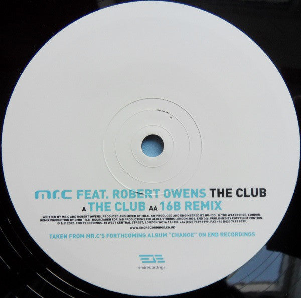 Mr. C Feat. Robert Owens : The Club (12")