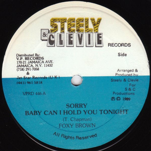 Foxy Brown (2) : Sorry (Baby Can I Hold You) (12")