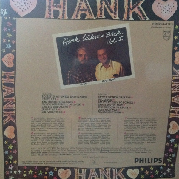 Leon Russell : Hank Wilson's Back Vol. I (LP, Album)