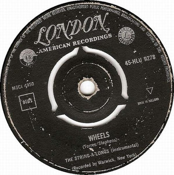 The String-A-Longs : Wheels (7", Single)