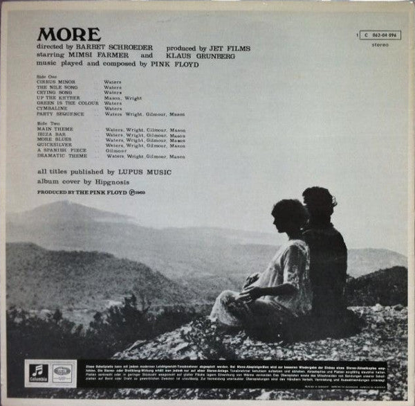 Pink Floyd : Soundtrack From The Film "More" (LP, Album)