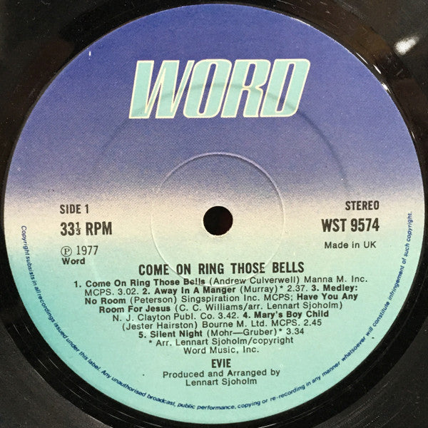 Evie (2) : Come On, Ring Those Bells (LP)