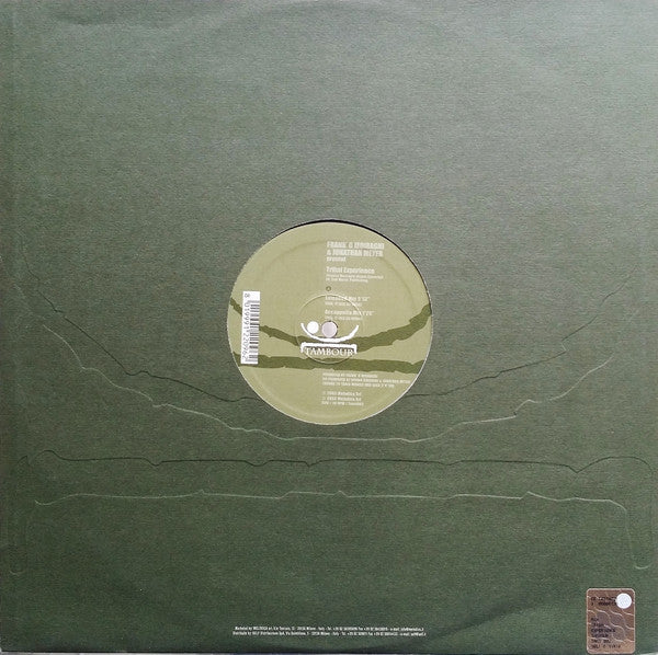 Frank 'O Moiraghi / Jonathan Meyer : Tribal Experience (12")