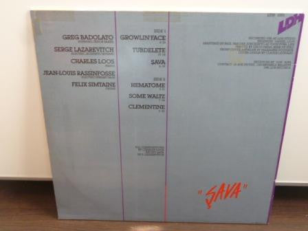 Greg Badolato, Serge Lazarevitch, Charles Loos, Jean-Louis Rassinfosse, Felix Simtaine : Sava (LP)