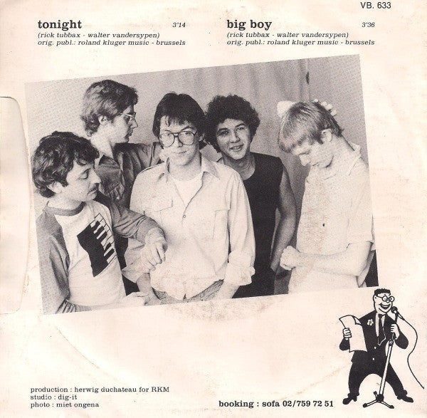 Rick Tubbax & Taxi's* : Tonight (7", Single)