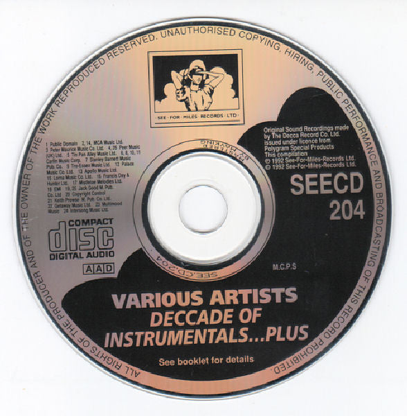 Various : Deccade Of Instrumentals...Plus 1959-1967 (CD, Comp)