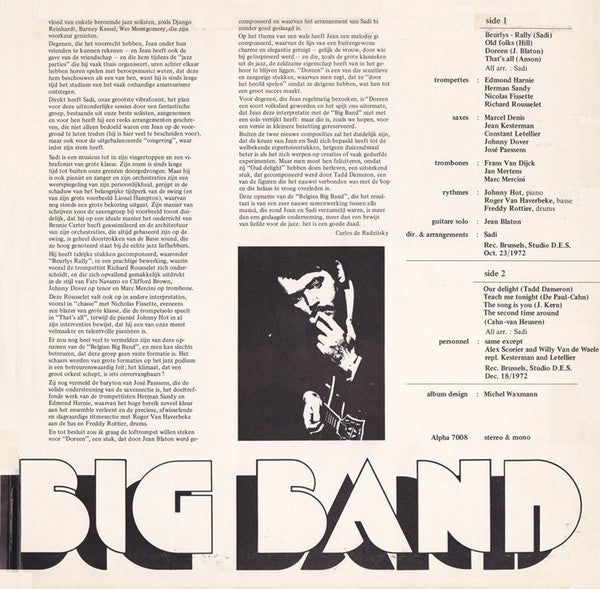 Belgian Big Band : The Big Belgian Band (LP, Album)