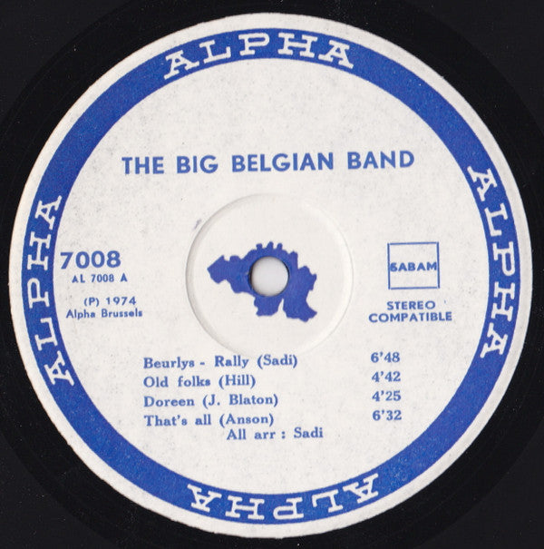 Belgian Big Band : The Big Belgian Band (LP, Album)