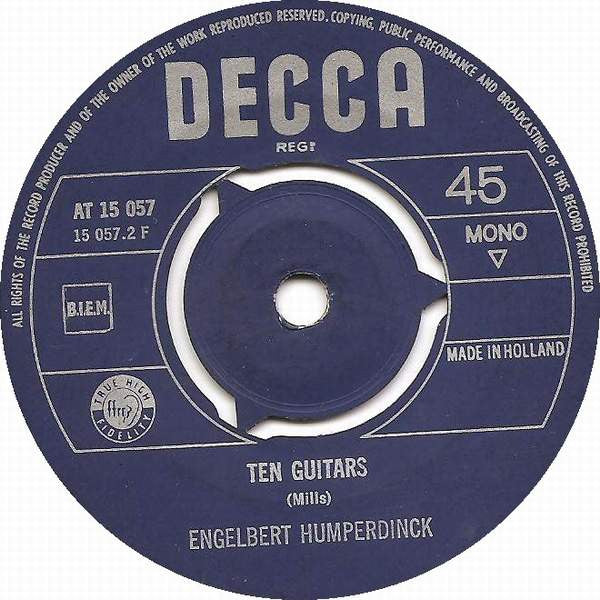 Engelbert Humperdinck : Release Me (7", Single, Mono)