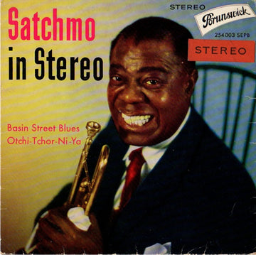 Louis Armstrong And His All-Stars : Basin Street Blues / Otchi-Tchor-Ni-Ya (7", Single)