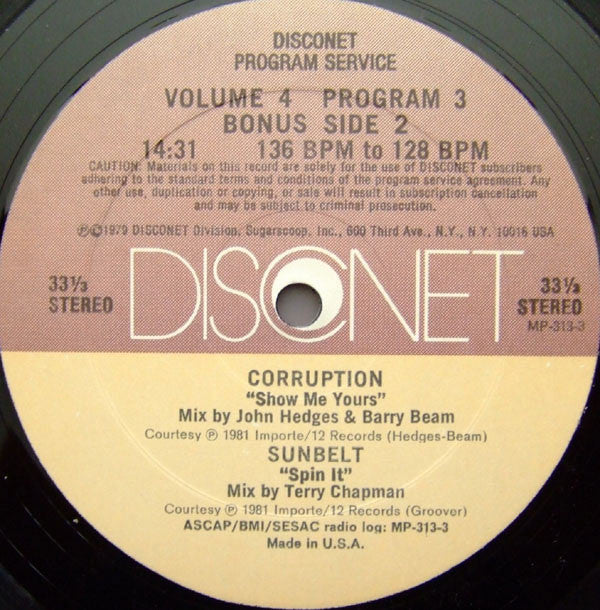 Various : Volume 4 Program 3 (2x12", P/Mixed)