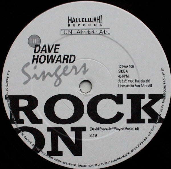 The Dave Howard Singers : Rock On (12")