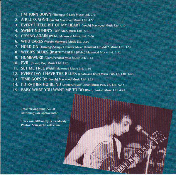 Stan Webb's Chicken Shack : Webb's Blues (CD, Comp)