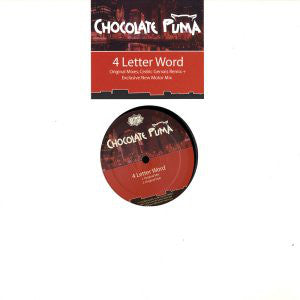 Chocolate Puma : 4 Letter Word (12")