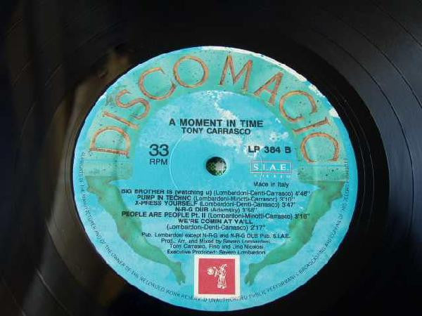 Tony Carrasco : A Moment In Time (LP)