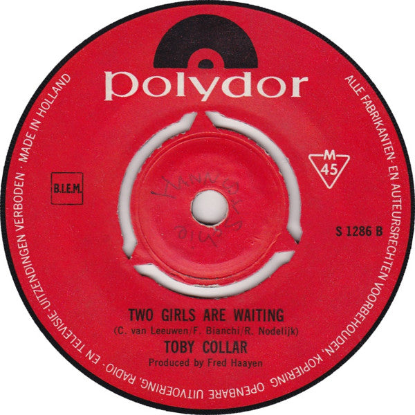 Toby Collar : Talla Hassee Lassie (7")