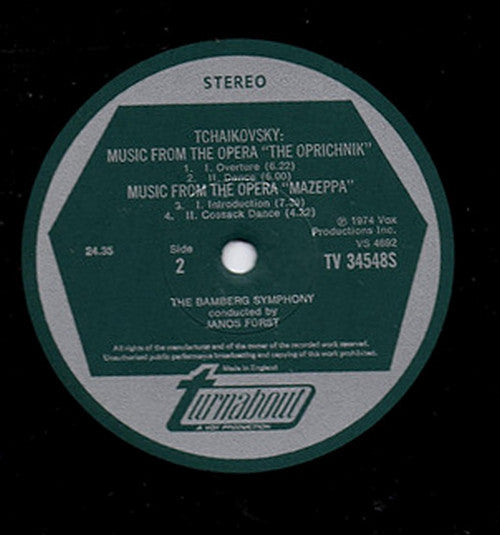 Pyotr Ilyich Tchaikovsky : Opera Music (LP)