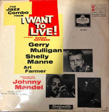 Gerry Mulligan : The Jazz Combo From "I Want To Live!" (LP, Album, Mono)