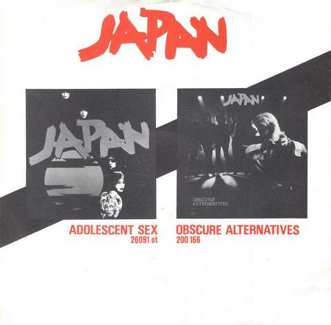 Japan : Adolescent Sex (7", Single)