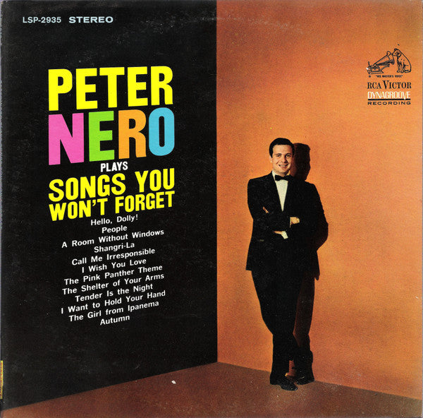 Peter Nero : Peter Nero Plays Songs You Won't Forget (LP, Album)