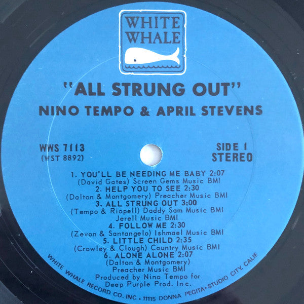 Nino Tempo & April Stevens : All Strung Out (LP, Album)