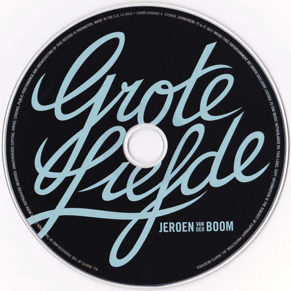 Jeroen van der Boom : Grote Liefde (CD, Album, Dig)
