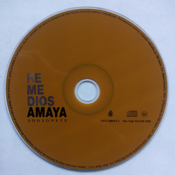 Remedios Amaya : Sonsonete (CD, Album)