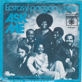 Ecstasy, Passion & Pain : Ask Me (7", Single)