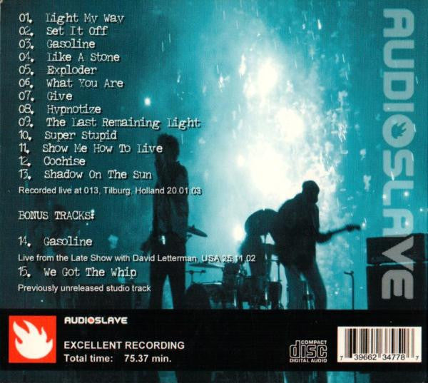 Audioslave : Setting Tilburg On Fire (CD, Unofficial)