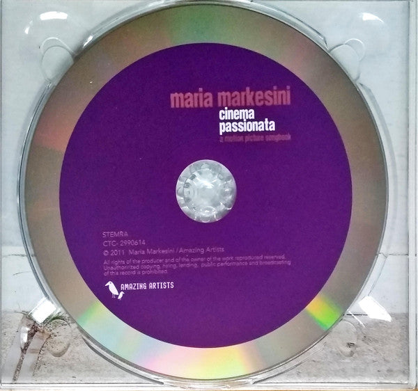 Maria Markesini : Cinema Passionata, A Motion Picture Songbook (CD, Album)
