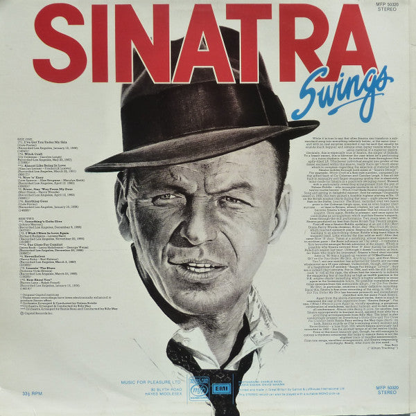 Frank Sinatra : Sinatra Swings (LP, Comp)