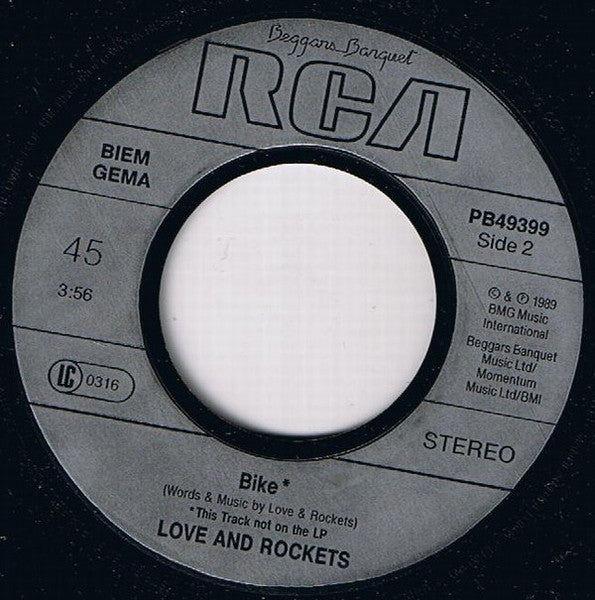 Love And Rockets : So Alive (7", Single)