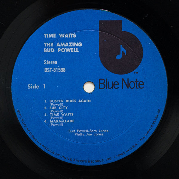The Amazing Bud Powell* : Time Waits (LP, RE)