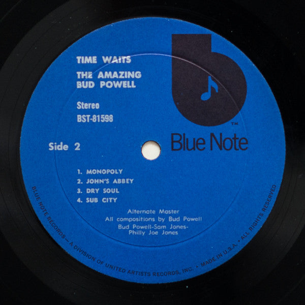 The Amazing Bud Powell* : Time Waits (LP, RE)