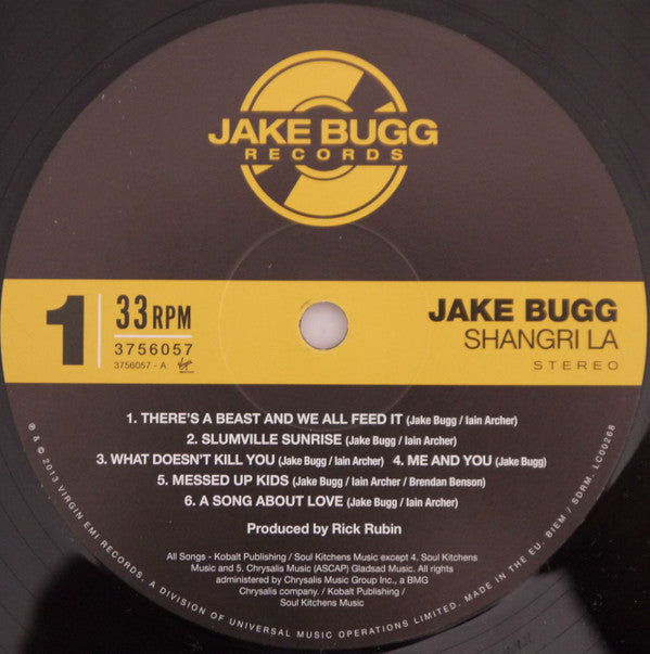 Jake Bugg : Shangri La (LP, Album)