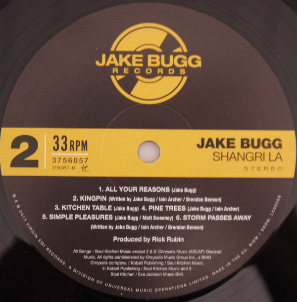 Jake Bugg : Shangri La (LP, Album)