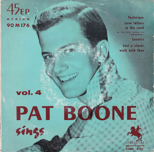 Pat Boone : Pat Boone Sings Vol. 4 (7", EP)