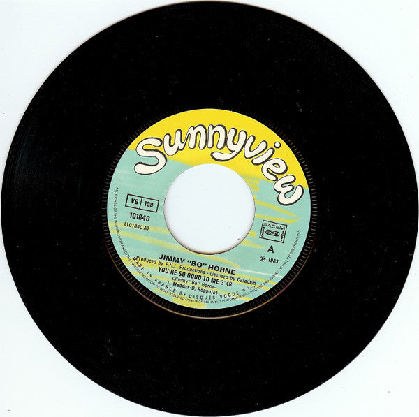Jimmy "Bo" Horne : You're So Good To Me (7")