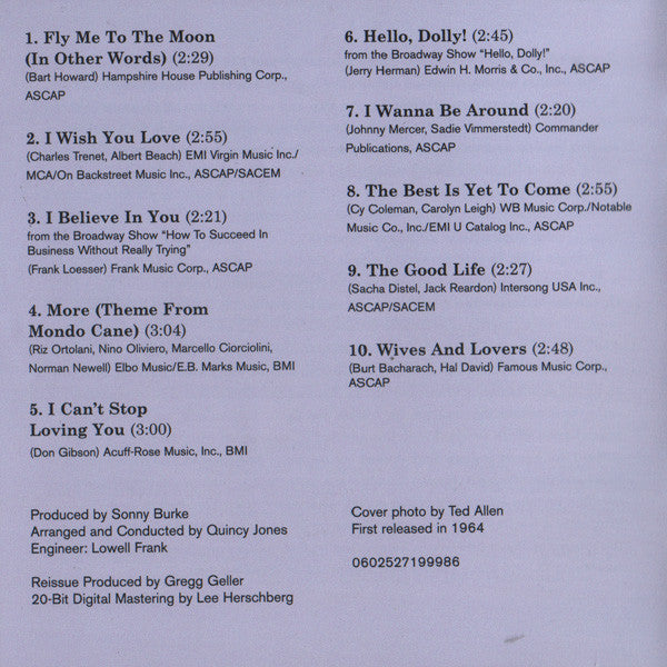 Frank Sinatra & Count Basie Orchestra : It Might As Well Be Swing (CD, Album, RE, RM)