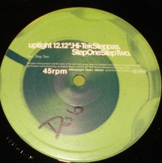 High Tek Steppas : Step One Step Two (12")