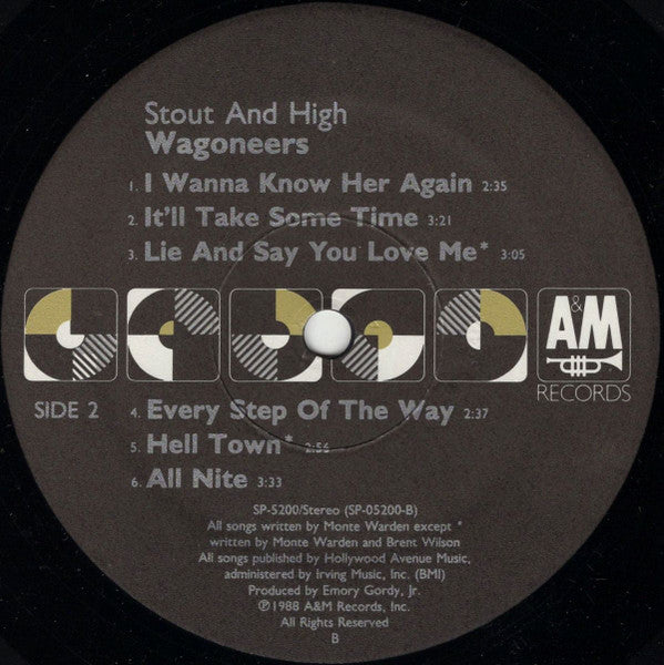 Wagoneers : Stout & High (LP, Album)