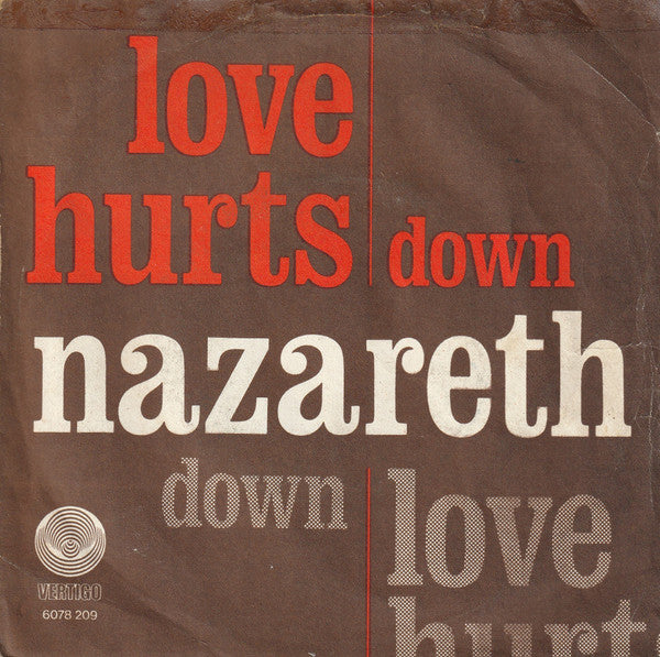 Nazareth (2) : Love Hurts (7", Single)