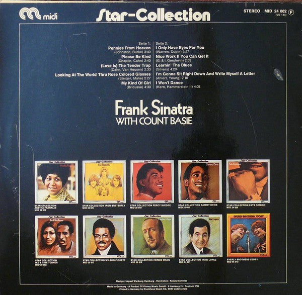 Frank Sinatra With Count Basie : Star-Collection  (LP, Album, RE)