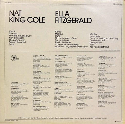 Nat King Cole - Ella Fitzgerald : Nat King Cole - Ella Fitzgerald (LP, Comp)
