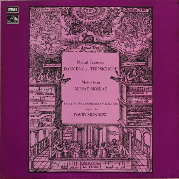 The Early Music Consort Of London Conducted By David Munrow - Michael Praetorius : Music By Praetorius: Dances From Terpsichore / Motets From Musae Sioniae (LP, Album)