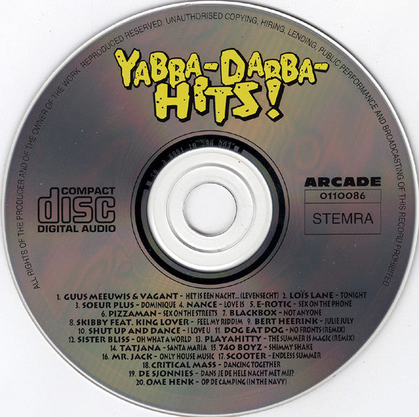 Various : Yabba-Dabba-Hits! (CD, Comp)