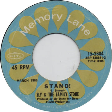 Sly & The Family Stone : Stand! / I Want To Take You Higher (7", Single, RE)