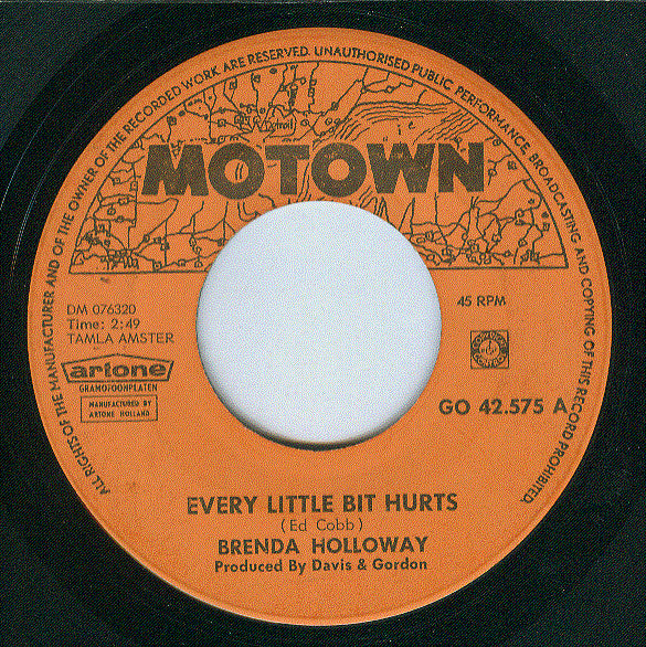 Brenda Holloway : Every Little Bit Hurts / Land Of A Thousand Boys (7", Single)