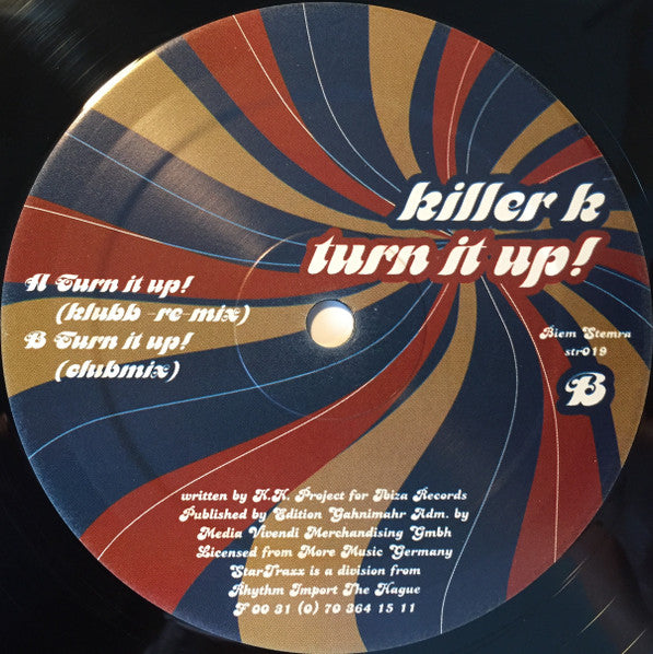 Killer K : Turn It Up! (12")