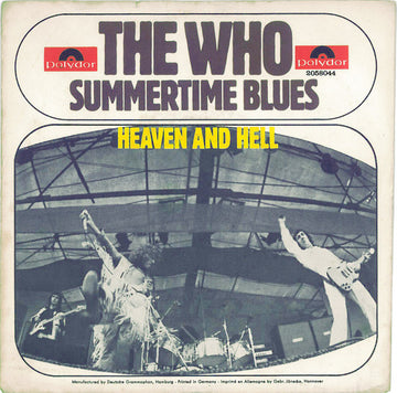 The Who : Summertime Blues (7", Single, Mono)